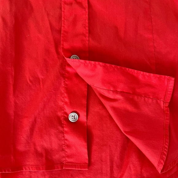 Hugo Boss Coral Metallic Vintage Y2K Dress Shirt - Picture 9 of 10